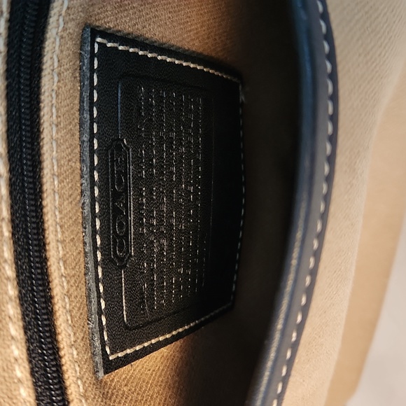 Coach Canvas Saddle Shoulder Bag - Picture 5 of 8